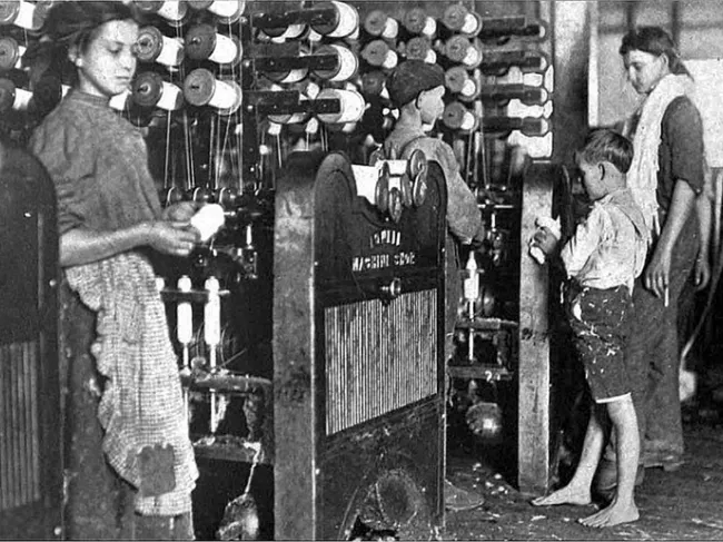 children in factories